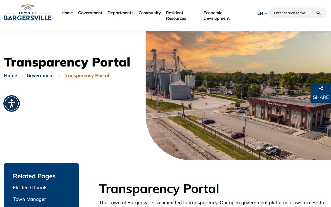Bargersville court docket compared with town transparency records