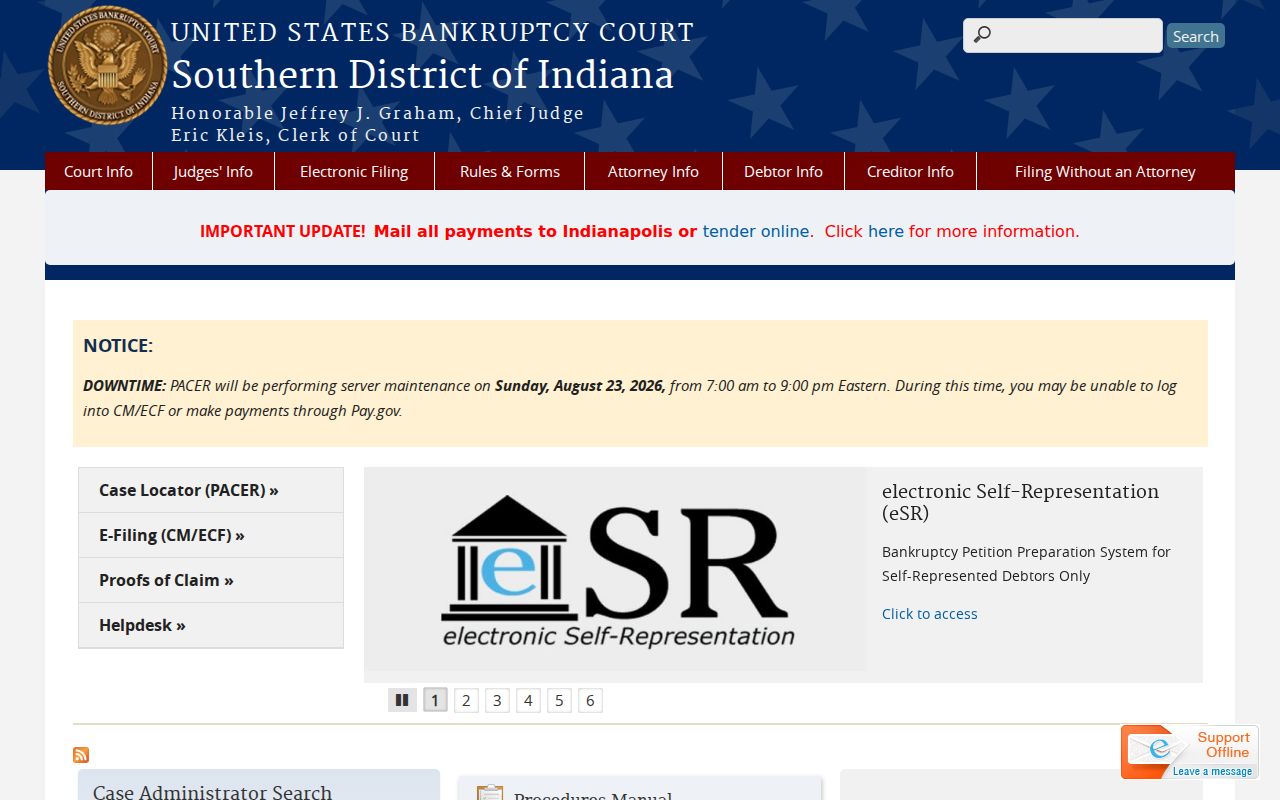 New Whiteland court docket federal bankruptcy record boundary