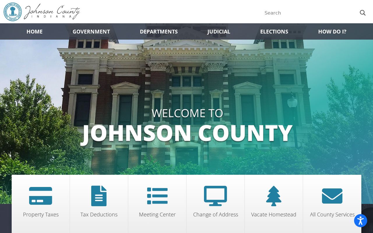 Johnson County Indiana government home page
