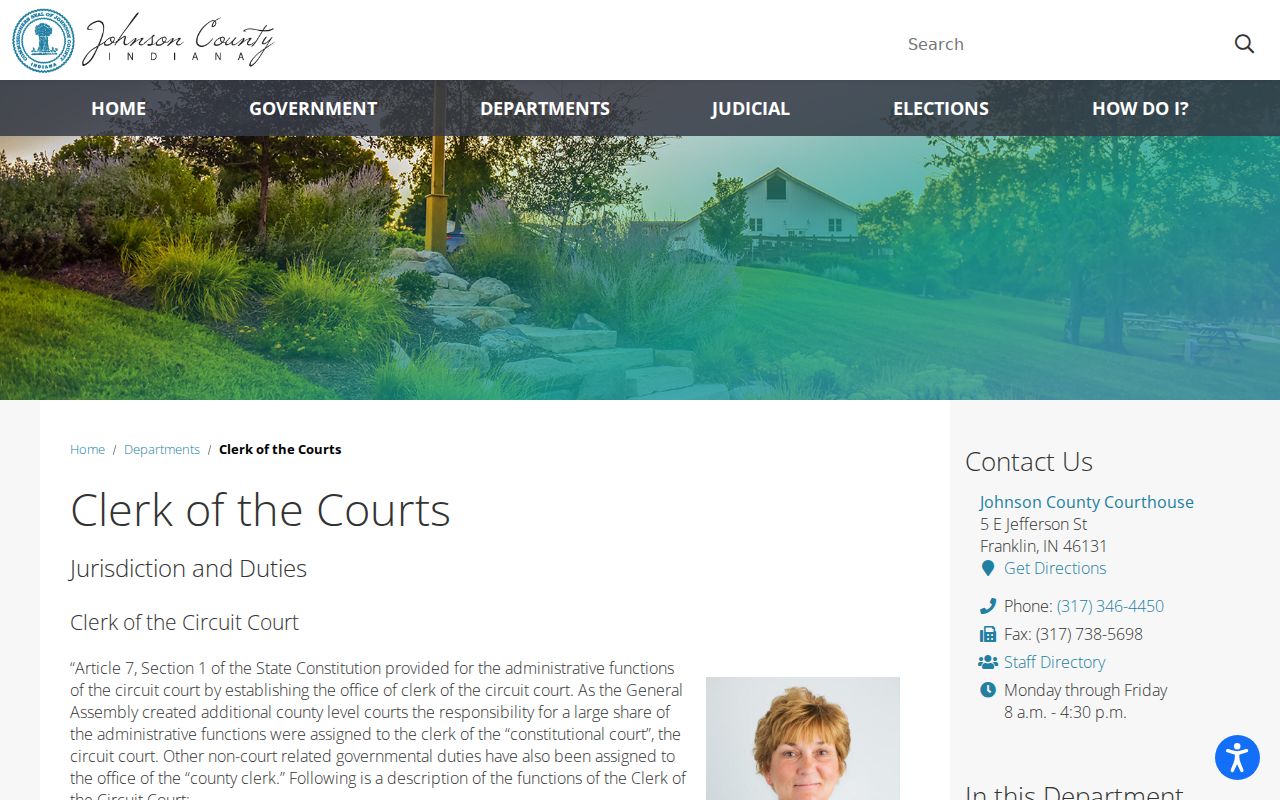 Johnson County Clerk official records page